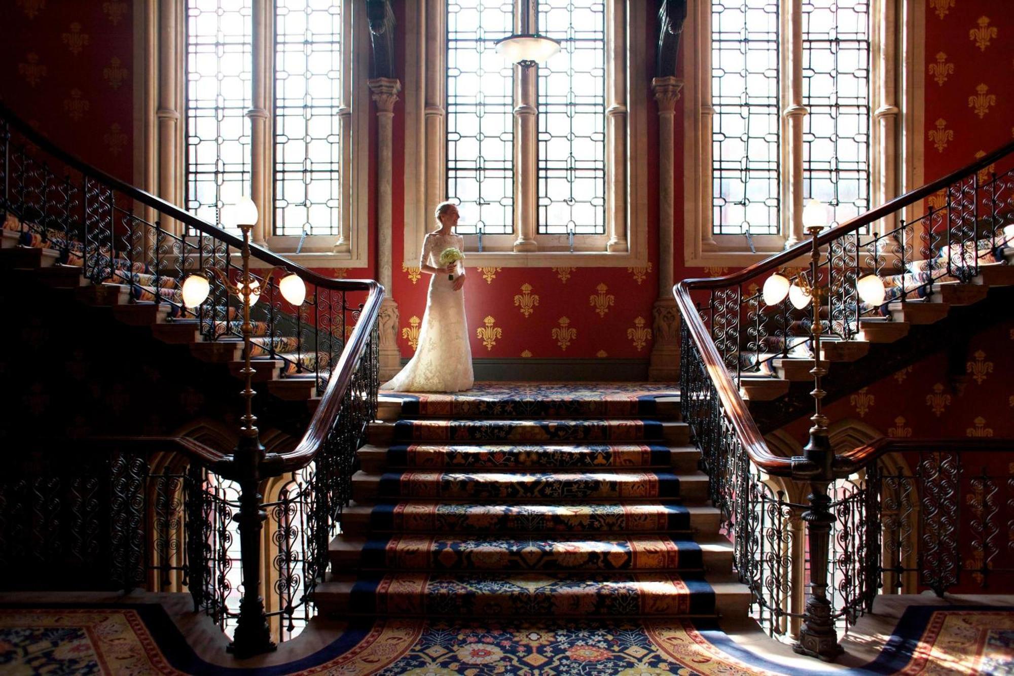 St. Pancras Renaissance Hotel Londra Exterior foto The staircase
